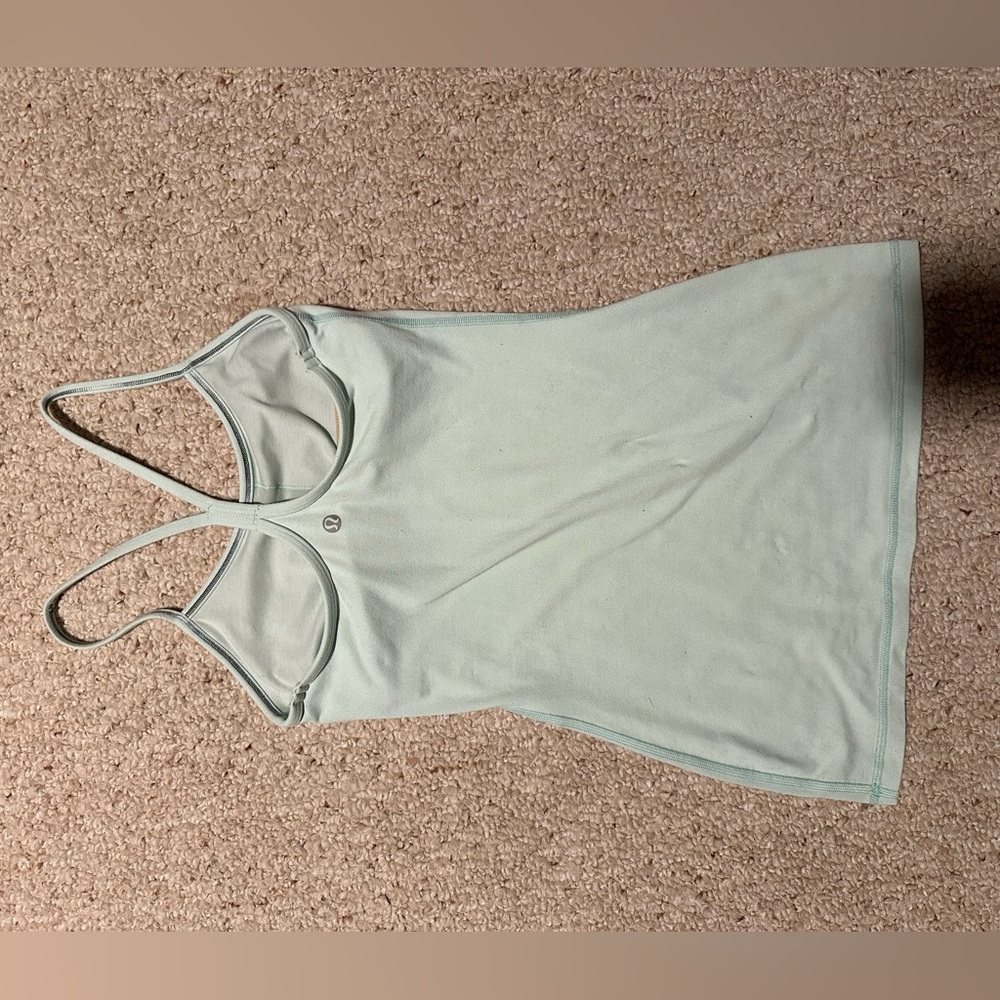 Teal size small lululemon workout tank